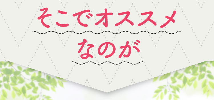 そこでオススメなのが